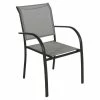 Fauteuil Empilable Piazza Hespéride Galet/graphite -Demeyers Magasin fauteuil empilable piazza hesperide galet graphite