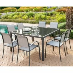 Fauteuil Empilable Piazza Hespéride Galet/graphite 14 Fauteuil Empilable Piazza Hespéride Galet/graphite -Demeyers Magasin fauteuil empilable piazza hesperide galet graphite 5