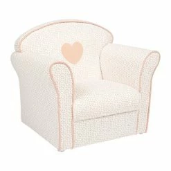 Fauteuil Enfant Cœur Rose Ostaria