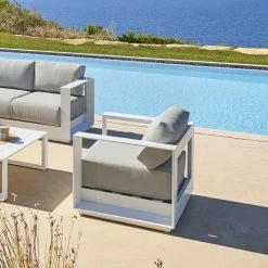 Fauteuil Extérieur 1 Place Allure Blanc Hespéride 8 Fauteuil Extérieur 1 Place Allure Blanc Hespéride -Demeyers Magasin fauteuil exterieur 1 place allure blanc hesperide 1