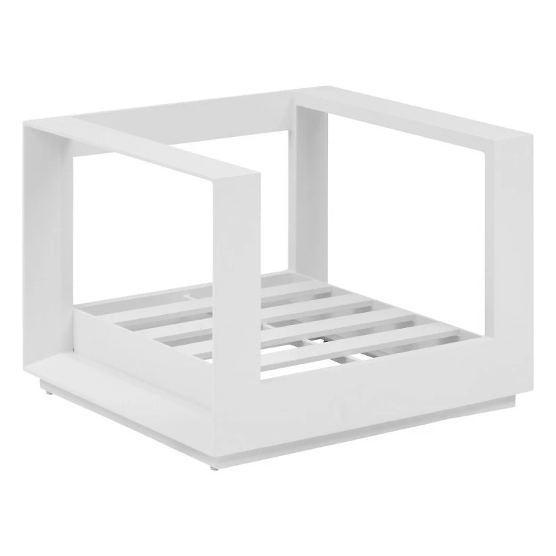 Fauteuil Extérieur 1 Place Allure Blanc Hespéride 7 Fauteuil Extérieur 1 Place Allure Blanc Hespéride – Image 5