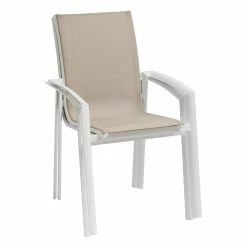 Fauteuil Extérieur Axant Lin/blanc Hespéride 7 Fauteuil Extérieur Axant Lin/blanc Hespéride -Demeyers Magasin fauteuil exterieur axant linblanc hesperide 2