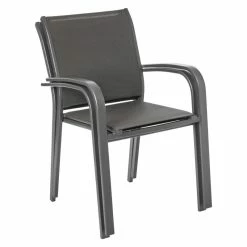 Fauteuil Extérieur Essentia Anthracite/graphite Hespéride -Demeyers Magasin fauteuil exterieur essentia anthracite graphite hesperide 3