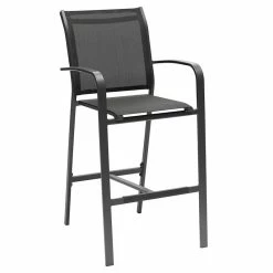 Fauteuil Haut Essentia Anthracite Et Graphite Hespéride