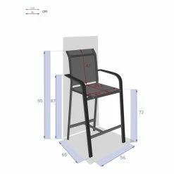 Fauteuil Haut Essentia Anthracite Et Graphite Hespéride -Demeyers Magasin fauteuil haut essentia anthracite et graphite hesperide 3