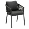Fauteuil Oriengo Mailles Anthracite/graphite Hespéride 1 Fauteuil Oriengo Mailles Anthracite/graphite Hespéride -Demeyers Magasin fauteuil oriengo mailles anthracite graphite hesperide