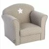 ATMOSPHERA Fauteuil Pour Enfant Taupe Décor étoiles 1 ATMOSPHERA Fauteuil Pour Enfant Taupe Décor étoiles -Demeyers Magasin fauteuil pour enfant taupe decor etoiles