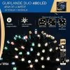 Guirlande Extérieur 480 LED Multicolores/blanc Chaud Programmable -Demeyers Magasin guirlande exterieur 480 led multicolores blanc chaud programmable