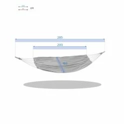 Hamac 150x307 Yaqui Bleu Canard Hespéride -Demeyers Magasin hamac 150x307 yaqui bleu canard hesperide 1 2