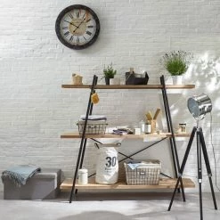 Horloge Décor Cordes D68 Atmosphera -Demeyers Magasin horloge au decor cordes 68cm 2