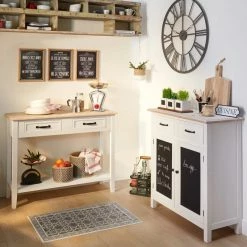 Horloge Chiffres Romains Vintage 70 Cm Gris Atmosphera -Demeyers Magasin horloge chiffres romains vintage 70 cm gris 2