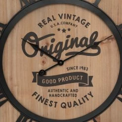 Horloge Métal Et Bois Pouli D58 Atmosphera -Demeyers Magasin horloge metal et bois pouli d58 atmosphera 3