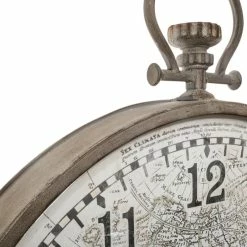 Horloge Métal Vitre Bombée D55 Cm Atmosphera -Demeyers Magasin horloge metal vitre bombee diam 55 cm atmosphera 2