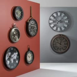 Horloge Monde Métal D57 Atmosphera -Demeyers Magasin horloge monde metal d57 atmosphera 2