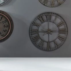 Horloge Murale Géante D88 Gris Atmosphera -Demeyers Magasin horloge murale geante vintage gris 1 1