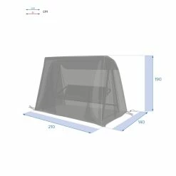 Housse De Protection Pour Balancelle Hambo Hespéride -Demeyers Magasin housse protection pour balancelle hambo hesperide 2