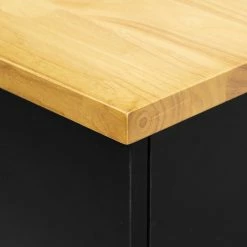 Ilot De Cuisine Noir Et Naturel 5Five 13 Ilot De Cuisine Noir Et Naturel 5Five -Demeyers Magasin ilot de cuisine noir et naturel 5five 4