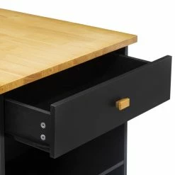 Ilot De Cuisine Noir Et Naturel 5Five 14 Ilot De Cuisine Noir Et Naturel 5Five -Demeyers Magasin ilot de cuisine noir et naturel 5five 5