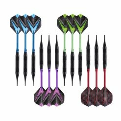 Jeu De 12 Fléchettes Pro Pointe Plastique 19g Cupra -Demeyers Magasin jeu de 12 flechettes pro pointe plastique 19g cupra 2