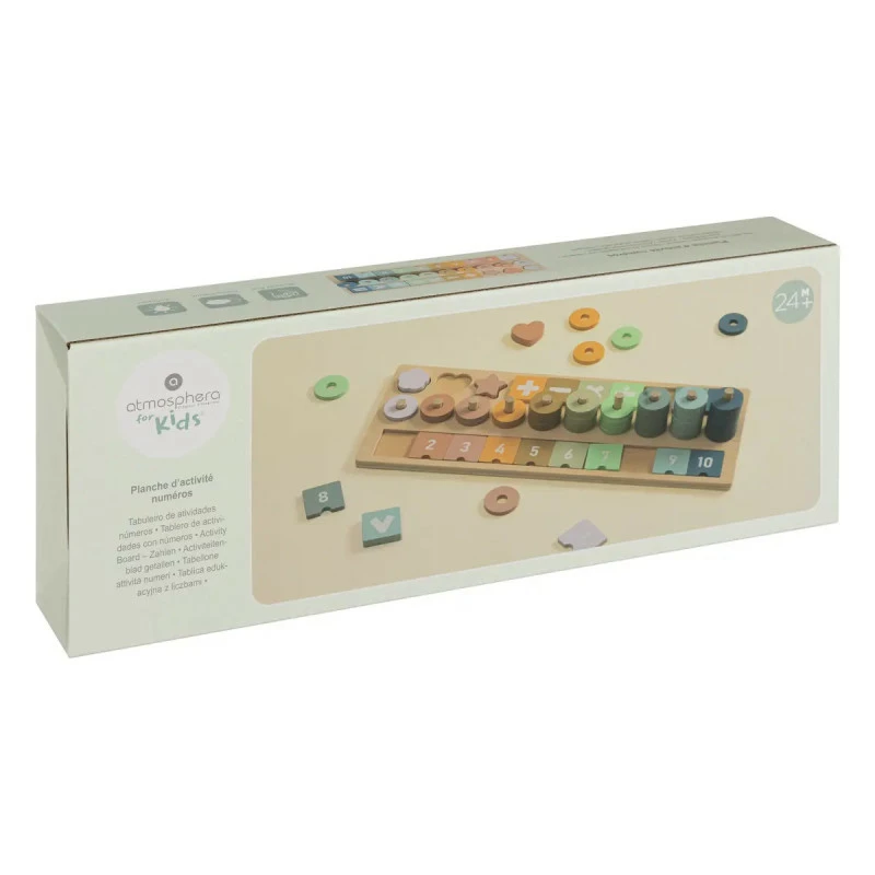 Jeu En Bois Apprentissage Des Chiffres Atmosphera 4 Jeu En Bois Apprentissage Des Chiffres Atmosphera – Image 2
