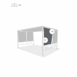 Kit De 4 Stores Pour Tonnelle Moai Hespéride 5 Kit De 4 Stores Pour Tonnelle Moai Hespéride -Demeyers Magasin kit de 4 stores pour tonnelle moai hesperide 1