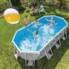 Kit Piscine Prism Ovale 5,03 X 2,74 M Intex -Demeyers Magasin kit piscine prism ovale 503 m intex