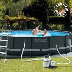 Kit Piscine Tubulaire Ultra XTR 4.88 X H1.22 Intex 9 Kit Piscine Tubulaire Ultra XTR 4.88 X H1.22 Intex -Demeyers Magasin kit piscine tubulaire ultra frame 488xh122 intex 3