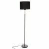 Lampadaire Droit Jule Noir Et Doré Atmosphera -Demeyers Magasin lampadaire droit jule noir et dore atmosphera