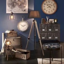 Lampadaire Trépied Runo écru Atmosphera H 145 Cm -Demeyers Magasin lampadaire trepied runo ecru atmosphera h 145 cm 3