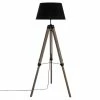 Lampadaire Trépied Runo Noir Atmosphera H 145 Cm -Demeyers Magasin lampadaire trepied runo noir atmosphera h 145 cm