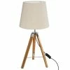 Lampe à Poser Bambou Trépied Runo Atmosphera -Demeyers Magasin lampe a poser bambou trepied runo atmosphera