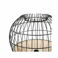 Lampe à Poser Calypso Boule Rotin Et Métal Ostaria -Demeyers Magasin lampe a poser calypso boule rotin et metal ostaria 2
