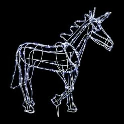 Licorne Lumineuse Blanc Froid 70 Leds 3D