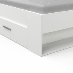 Demeyere Lit 140x190 Cm Pocket Blanc -Demeyers Magasin lit 2 places polly blanc 6