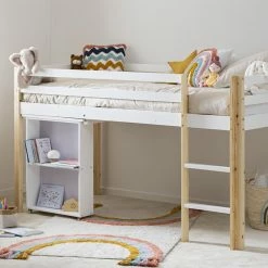 Lit Combi Bureau Enfant Pin Blanc Atmosphera -Demeyers Magasin lit combi bureau enfant pin blanc atmosphera 1
