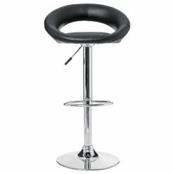 Tabouret De Bar Sasha Noir Atmosphera -Demeyers Magasin lot 2 tabourets de bar sasha noir 2