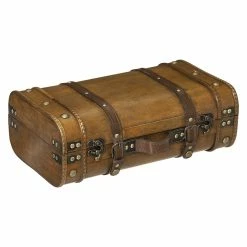 Lot De 2 Malles En Bois Atmosphera -Demeyers Magasin lot de 2 malles en bois atmosphera 2