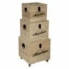 Lot De 3 Malles Carrés Bois Wild Atmosphera 2 Lot De 3 Malles Carrés Bois Wild Atmosphera -Demeyers Magasin lot de 3 malles carres bois wild atmosphera
