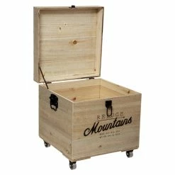 Lot De 3 Malles Carrés Bois Wild Atmosphera -Demeyers Magasin lot de 3 malles carres bois wild atmosphera 2