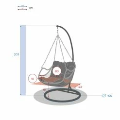 Loveuse Suspendue Hespéride Gibraltar Naturel -Demeyers Magasin loveuse suspendue hesperide gibraltar naturel 5