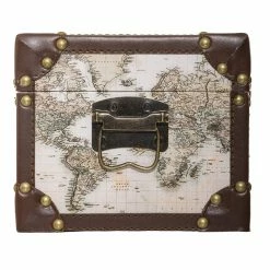 Malles Mappemonde - Lot De 4 - Atmosphera 8 Malles Mappemonde - Lot De 4 - Atmosphera -Demeyers Magasin malles mappemonde lot de 4 atmosphera 2