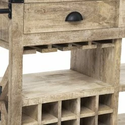 Meuble Bar 2 Tiroirs Sur Roues Silas Atmosphera -Demeyers Magasin meuble bar 2 tiroirs sur roues silas atmosphera 6