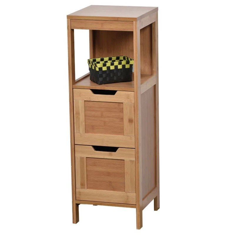 Meuble Bas 2 Tiroirs En Bambou Mahé 3 Meuble Bas 2 Tiroirs En Bambou Mahé