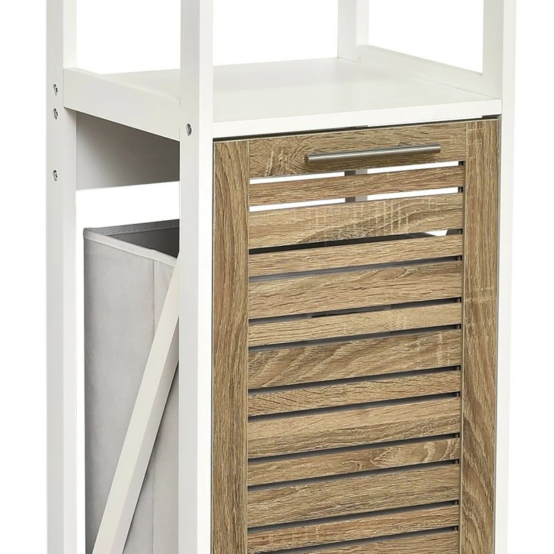 Meuble Bas Avec Panier à Linge Stockholm 4 Meuble Bas Avec Panier à Linge Stockholm – Image 2