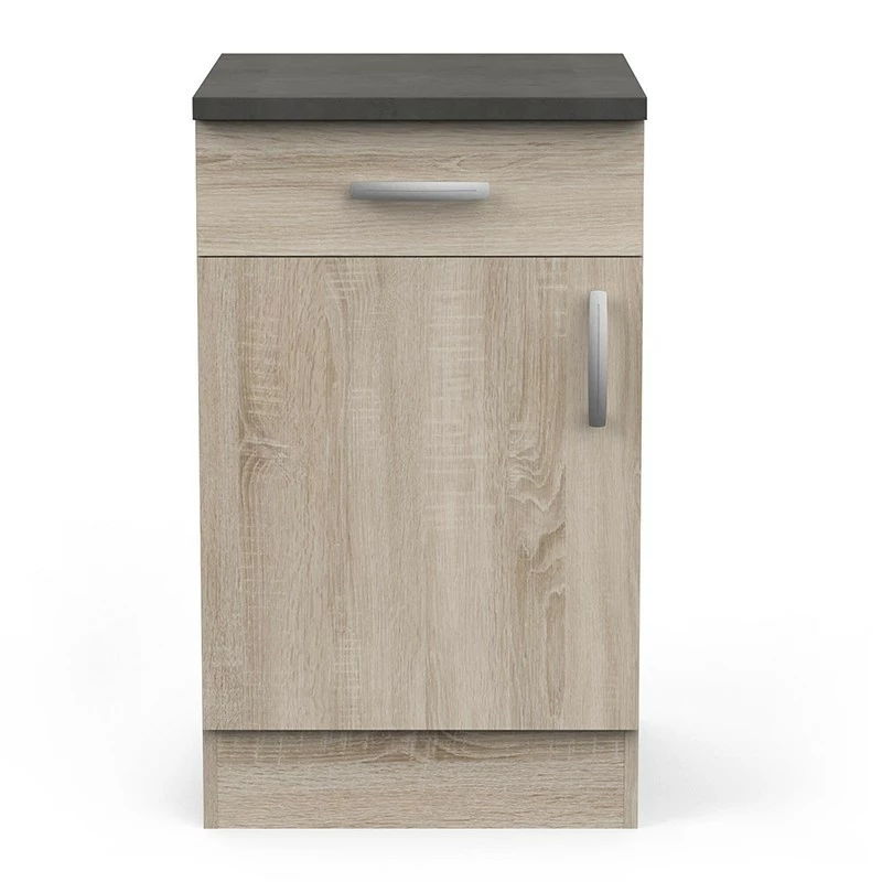 Demeyere Meuble De Cuisine Bas 1 Porte 1 Tiroir 50 Cm Paprika 6 Demeyere Meuble De Cuisine Bas 1 Porte 1 Tiroir 50 Cm Paprika – Image 4