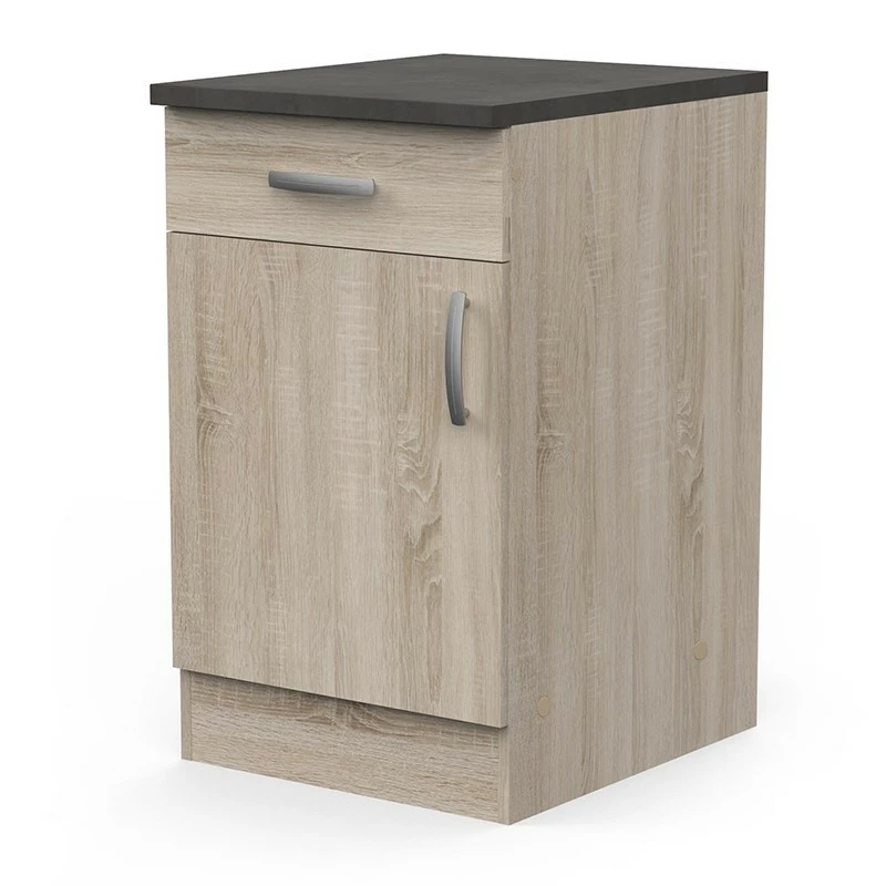 Demeyere Meuble De Cuisine Bas 1 Porte 1 Tiroir 50 Cm Paprika 7 Demeyere Meuble De Cuisine Bas 1 Porte 1 Tiroir 50 Cm Paprika – Image 5