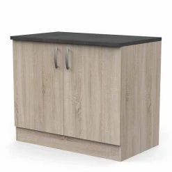 Demeyere Meuble De Cuisine Bas 2 Portes 100cm Paprika -Demeyers Magasin meuble de cuisine bas 2 portes 100cm paprika 1 4