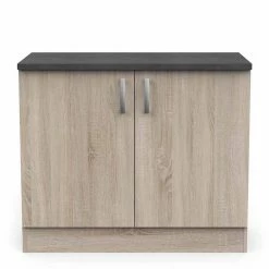 Demeyere Meuble De Cuisine Bas 2 Portes 100cm Paprika -Demeyers Magasin meuble de cuisine bas 2 portes 100cm paprika 1 5