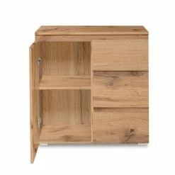 Meuble De Rangement 1 Porte 3 Tiroirs Naturel 13 Meuble De Rangement 1 Porte 3 Tiroirs Naturel -Demeyers Magasin meuble de rangement 1 porte 3 tiroirs naturel image 4