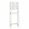 Meuble Dessus WC 2 Portes Blanc Lux -Demeyers Magasin meuble dessus wc 2 portes blanc lux